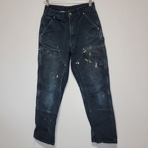Carhartt USA Double Knee Distressed Workwear Original Fit 30 X 32 Pants